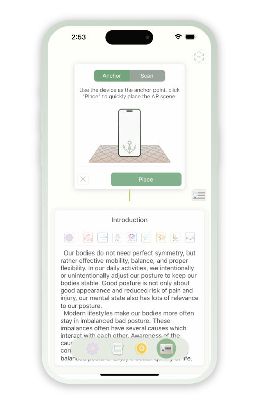 AR Anchor placing