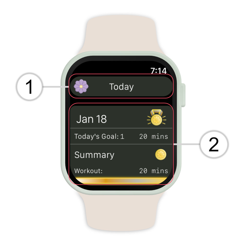 apple watch main interface