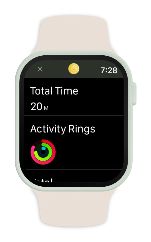 apple watch posture workout activity rings